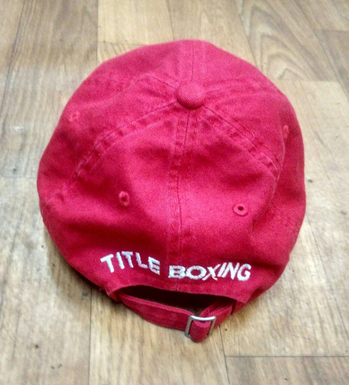 Кепка Title Boxing красная